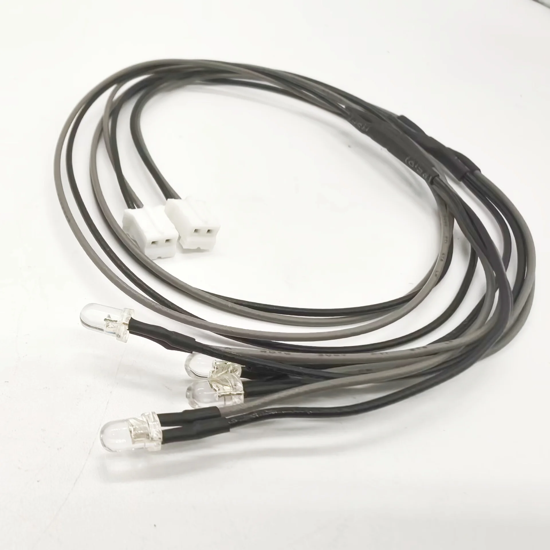 RC 1/14 2 pièces de jupes latérales LED accessoires de lumière latérale pour camion Tamiya rotatif pour SCANIA accessoires de bricolage