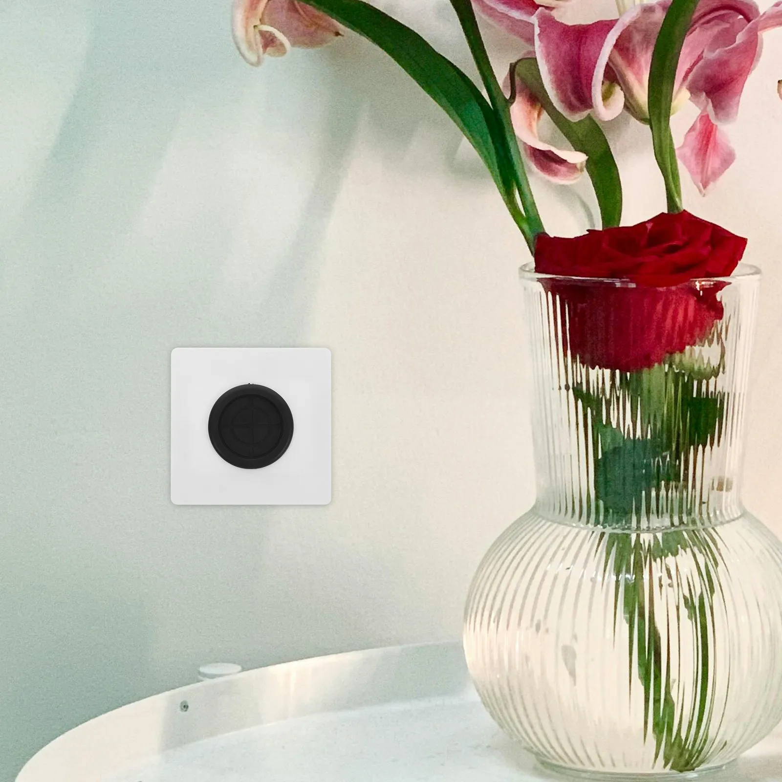 86 Type Blank Outlet Cover Wall Plate with 35Mm Cable Hole Neat Decorative Cable Organizer Wall Mount for Electrical Outlets