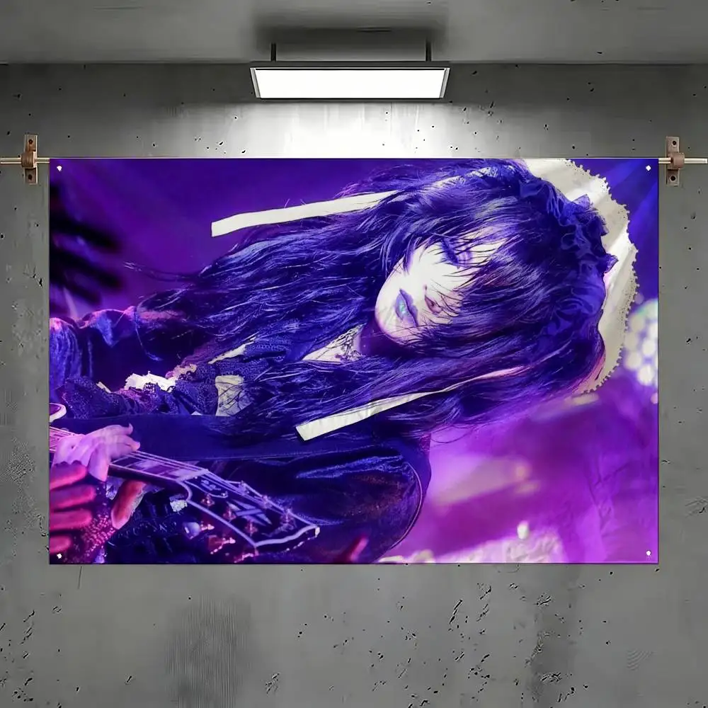 Malice Mizer Visual Kei Rock New Group Flags Suitable For Party Club Outdoor Interior Wall Decoration Banner Fans Gift