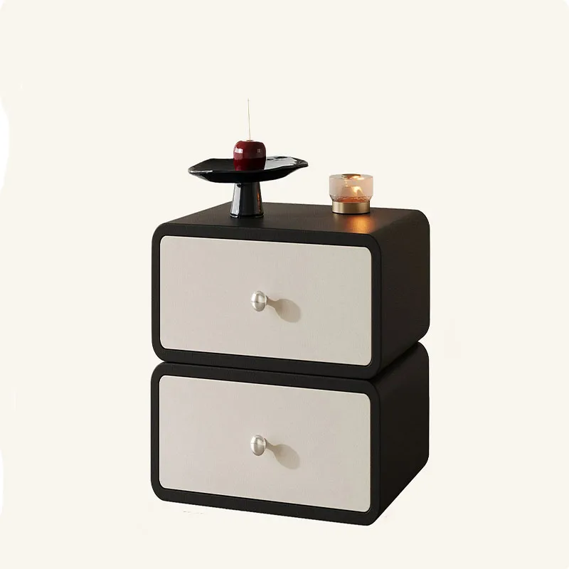 b11-Nordic Modern Nightstand Luxury Storage Vintage Aesthetic Trendy Display Nightstand Comodini Bedroom Furniture