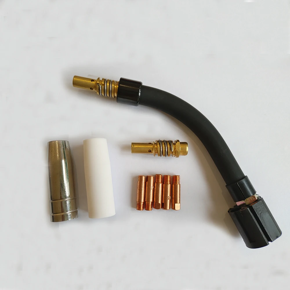 

Mig Welding Parts Nozzle Contact Tip Holder Swan Neck For MB15AK Torch