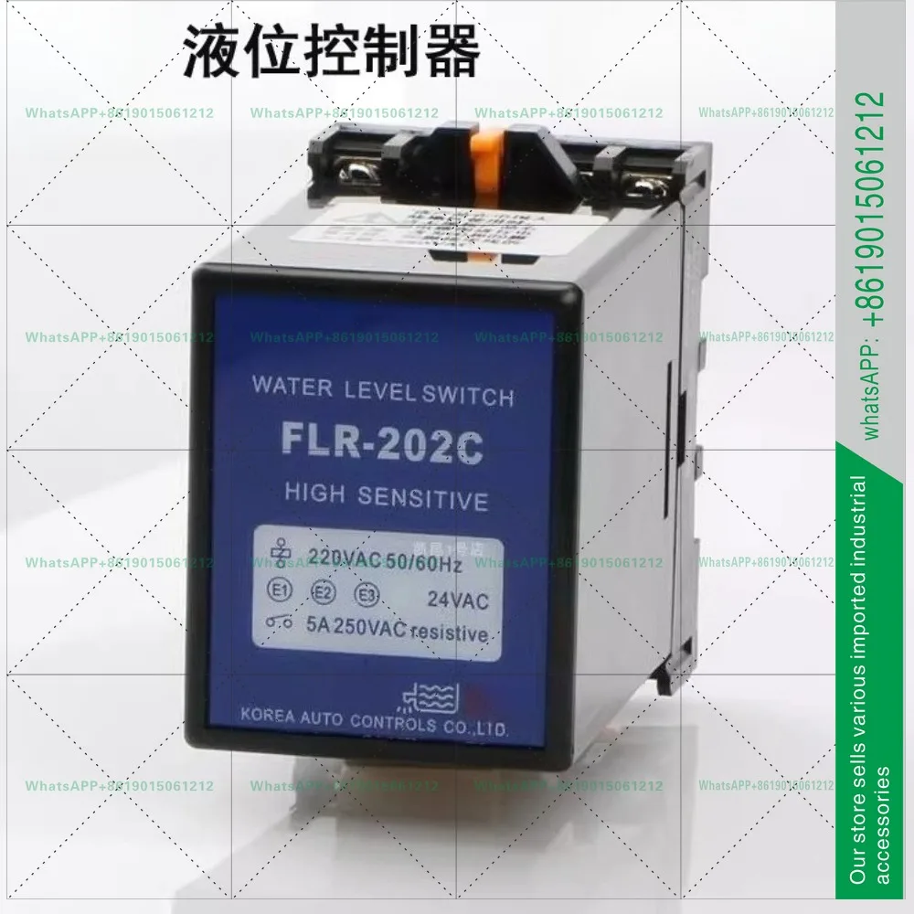 Three-pole induction liquid level controller FLR-202C water level controller switch LED indication