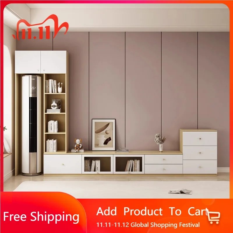 

White Cabinets Tv Stands Shelf Designer Drawers Minimalist Floor Tv Table Organizer Universal Suporte Para Tv Home Furniture