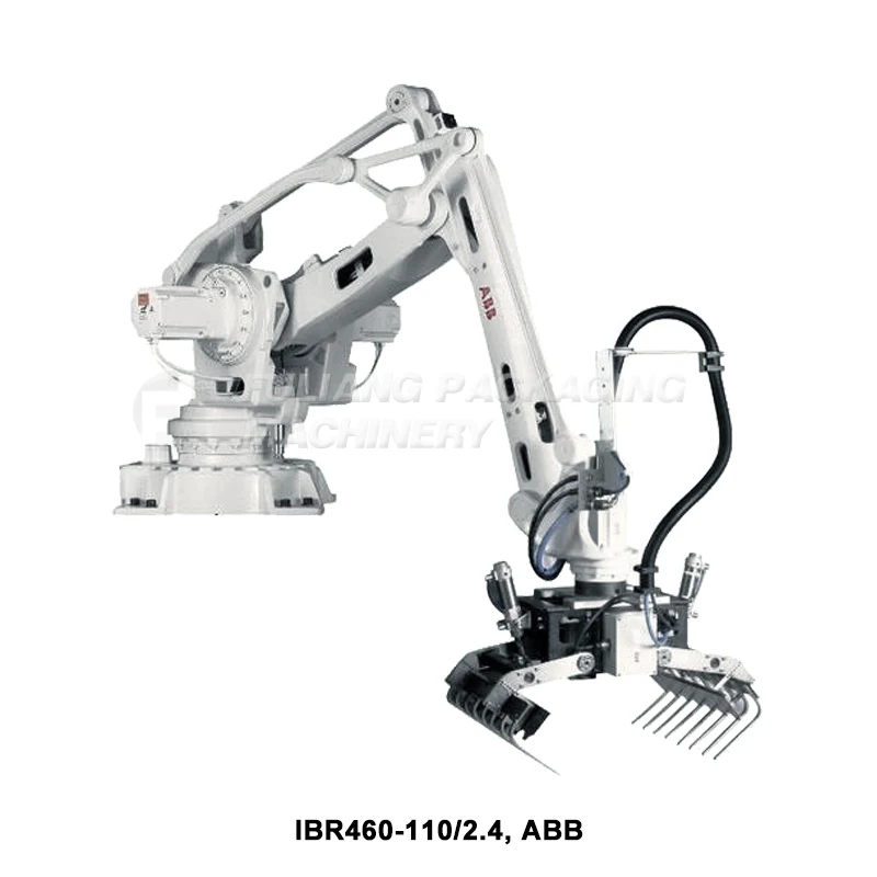 Промышленный робот с диспенсером для поддонов, 4-осевой поддонизирующий поддон, 110 кг, 180 кг, загрузочный поддон для сумок с линией для обработки сумок