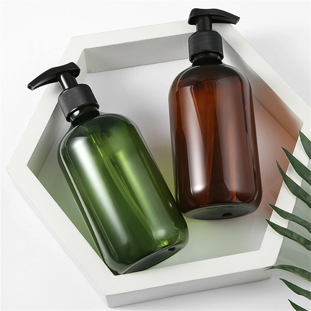 

3Pack 300ML Plastic Soap Dispenser Bottles With Pump For Bathroom Kitchen Lotion Liquid Refillable Pump Bottles