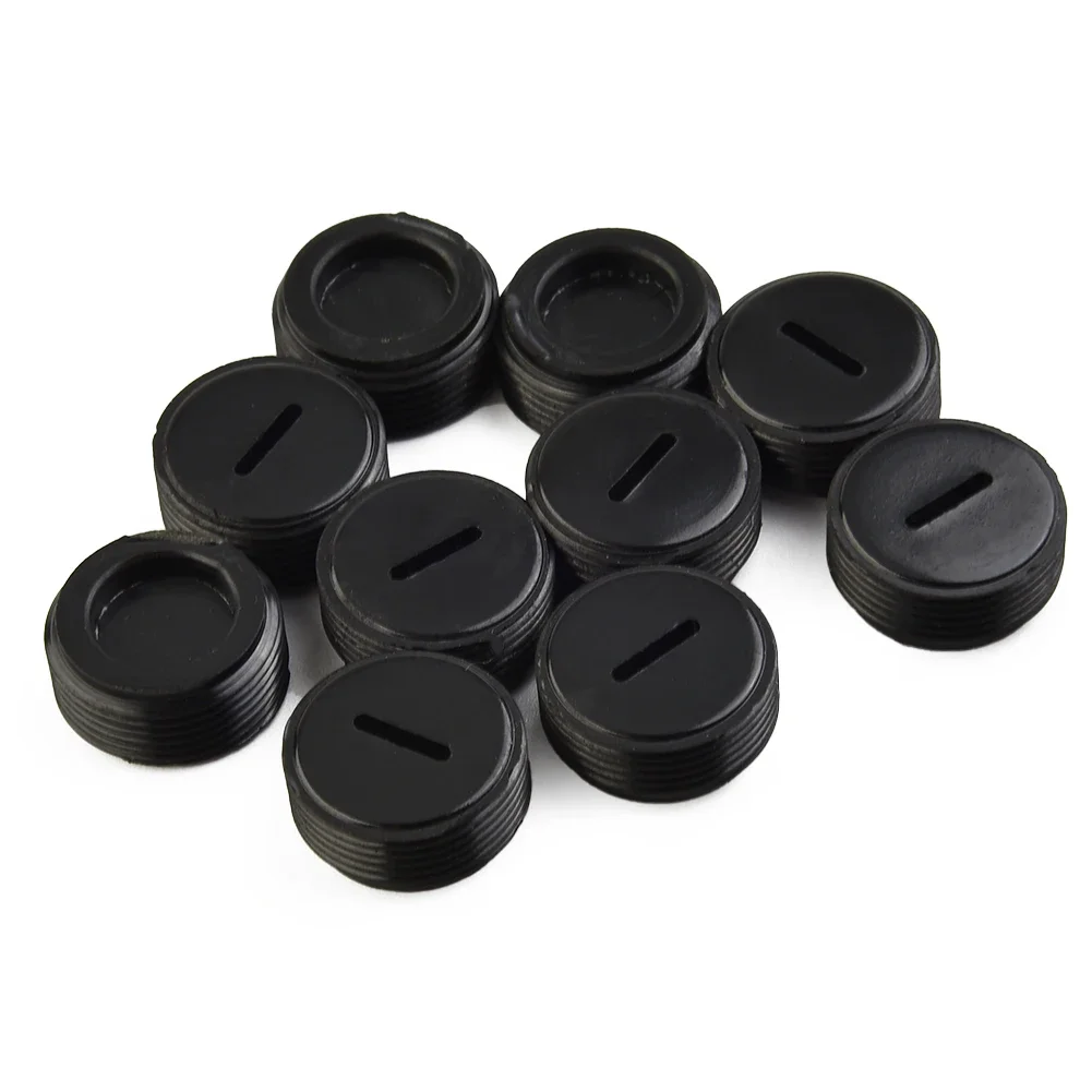 10pcs Carbon Brush Cover Cap Plastic Holder Hand Electric Drill Angle Grinder For Motor Accessories Replacement Part Power Tool