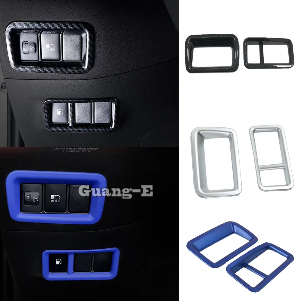 

Car Detector ABS Front Upper Headlight Light Switch Inner Trim Frame Lamp Hood For Toyota C-HR CHR 2017 2018 2019 2020 2021