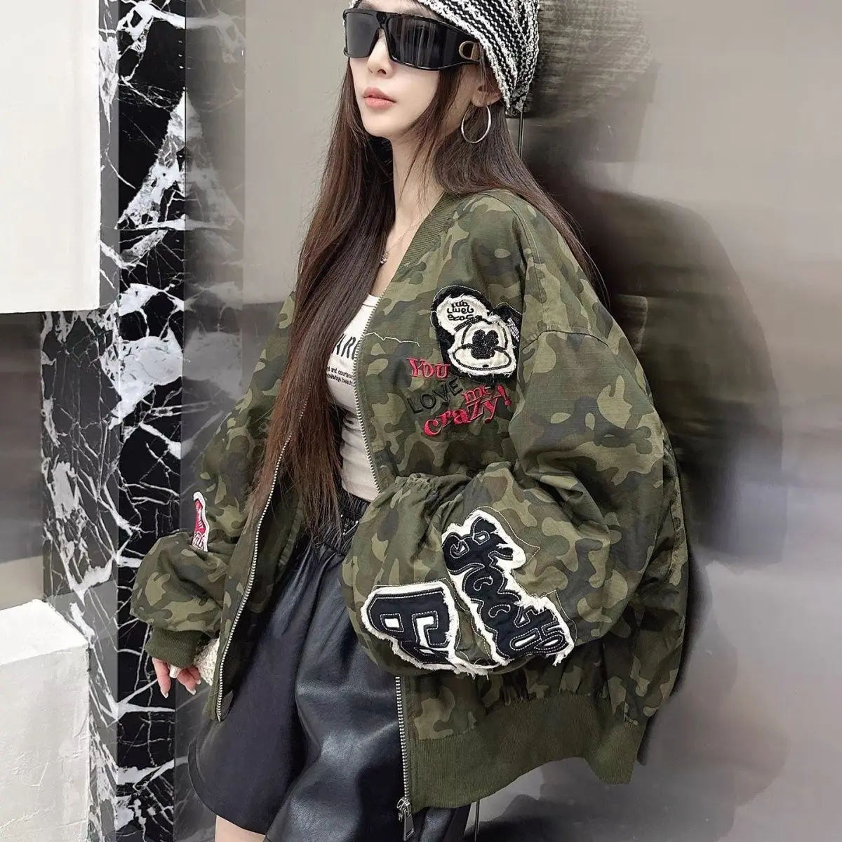 trendy-brand-letter-patch-embroidered-baseball-jaet-women's-loose-casual-all-match-camouflage-top-breathable-long-sve