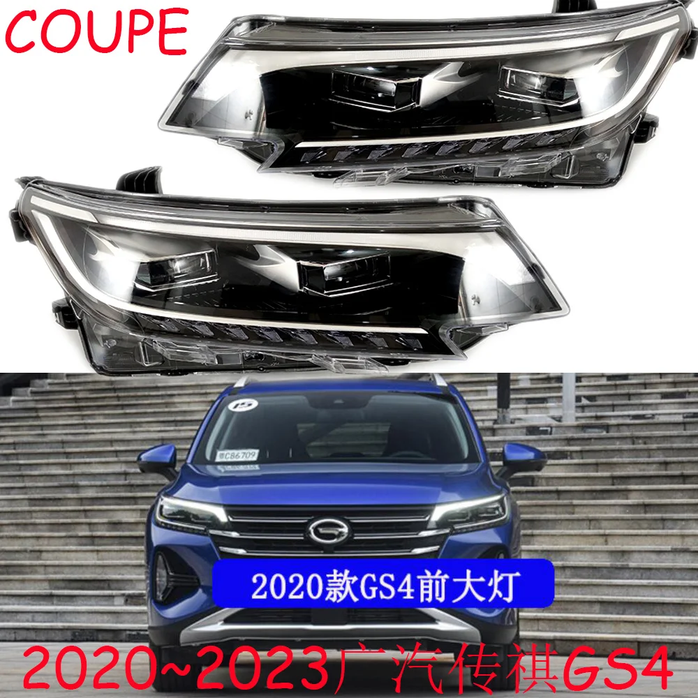 

Автомобильный бампер, фара Trumpchi GS4 coupe, фара все в светодиодный 2020 ~ 2023y, автомобильные аксессуары, фара Trumpchi GS4, противотуманная фара