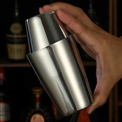 Premium Mini Cocktail Shaker Set: Two-Piece Pro Boston Shaker Set,Martini Drink Shaker made from Stainless Steel 304