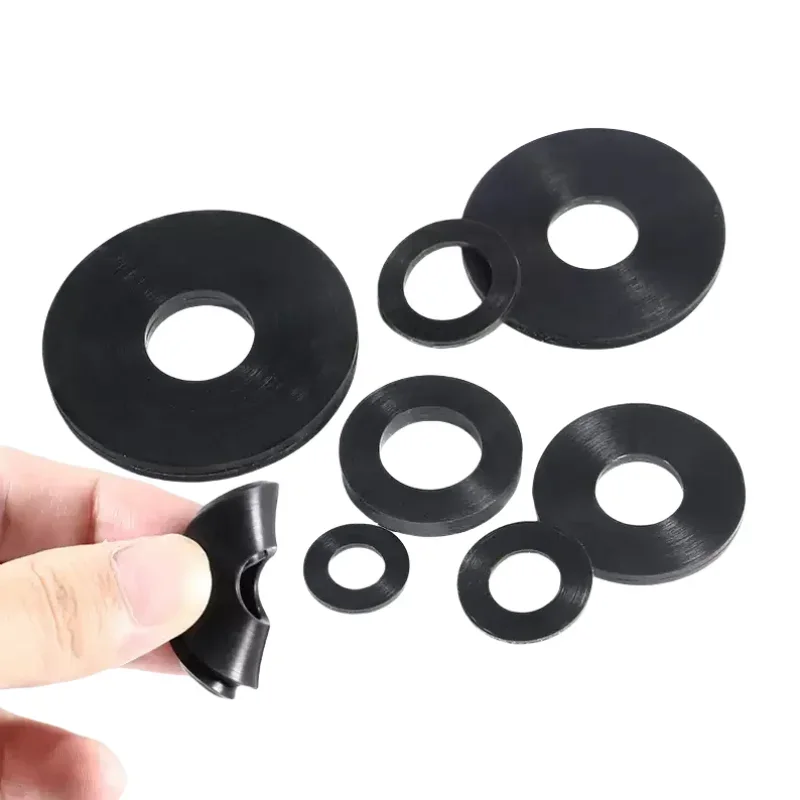 أسود العزل حلقة لإحكام الإغلاق المطاط شقة غسالة طوقا M3 M12 M13 M14 M15 M16 M17 M18 M19 M20 M25 M32 M42 تحسين المنزل