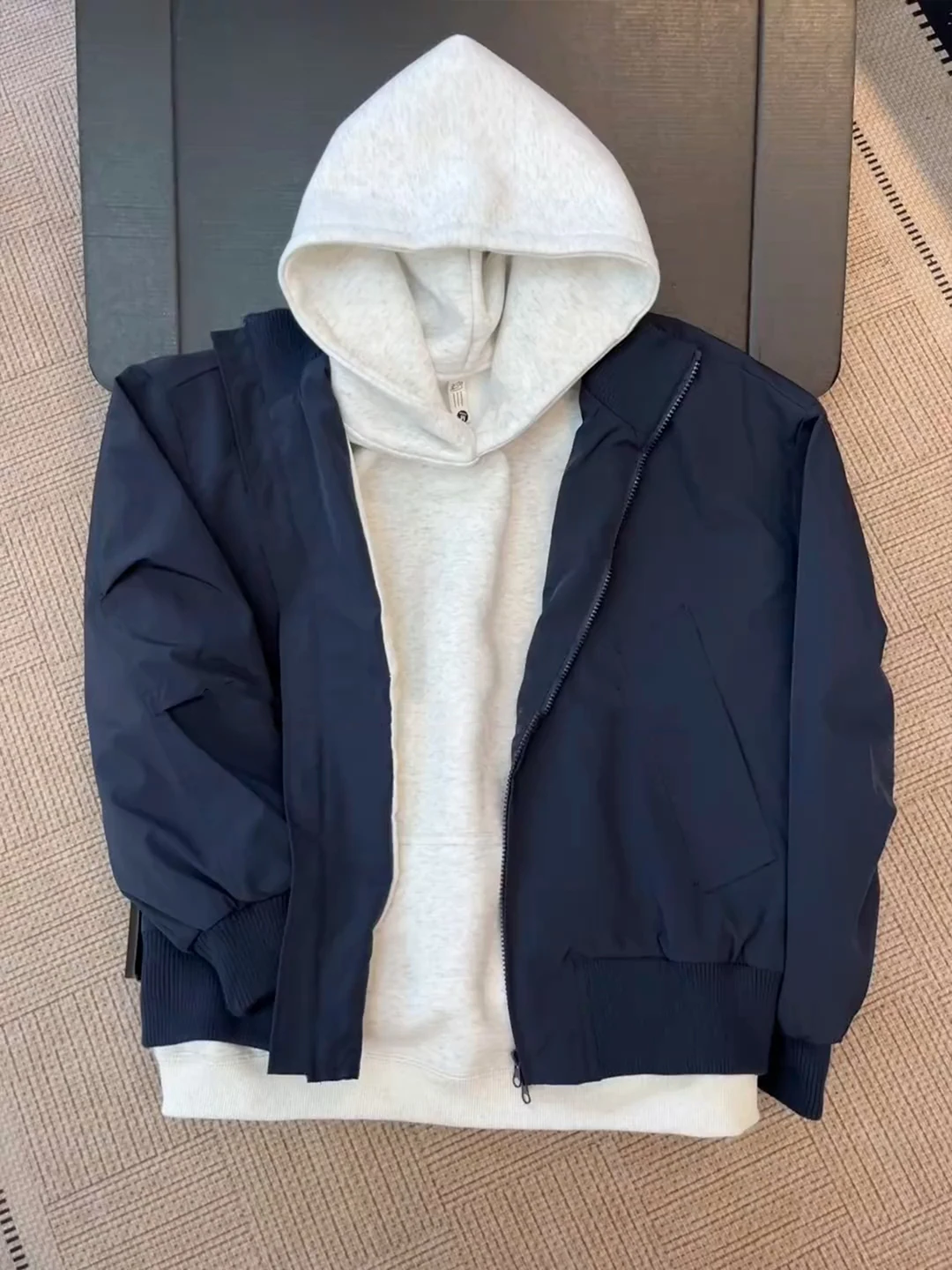 

Мужская осенняя куртка-бомбер Pilot Jaet с воротником-стойкой, в стиле американской рабочей одежды Harlington, цвет синий