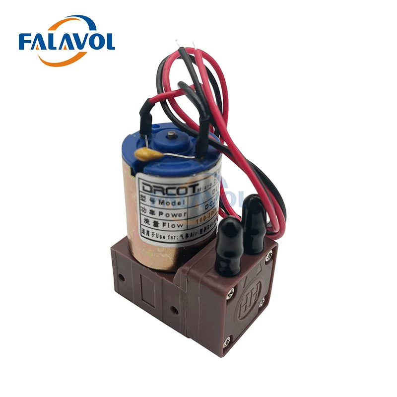 FALAVOL Printer Ink Pump for Eco Solvent DC24V 3W 100-200ml/min KHF Micro Diaphragm Liquid Pump for Human Allwin Myjet Printer