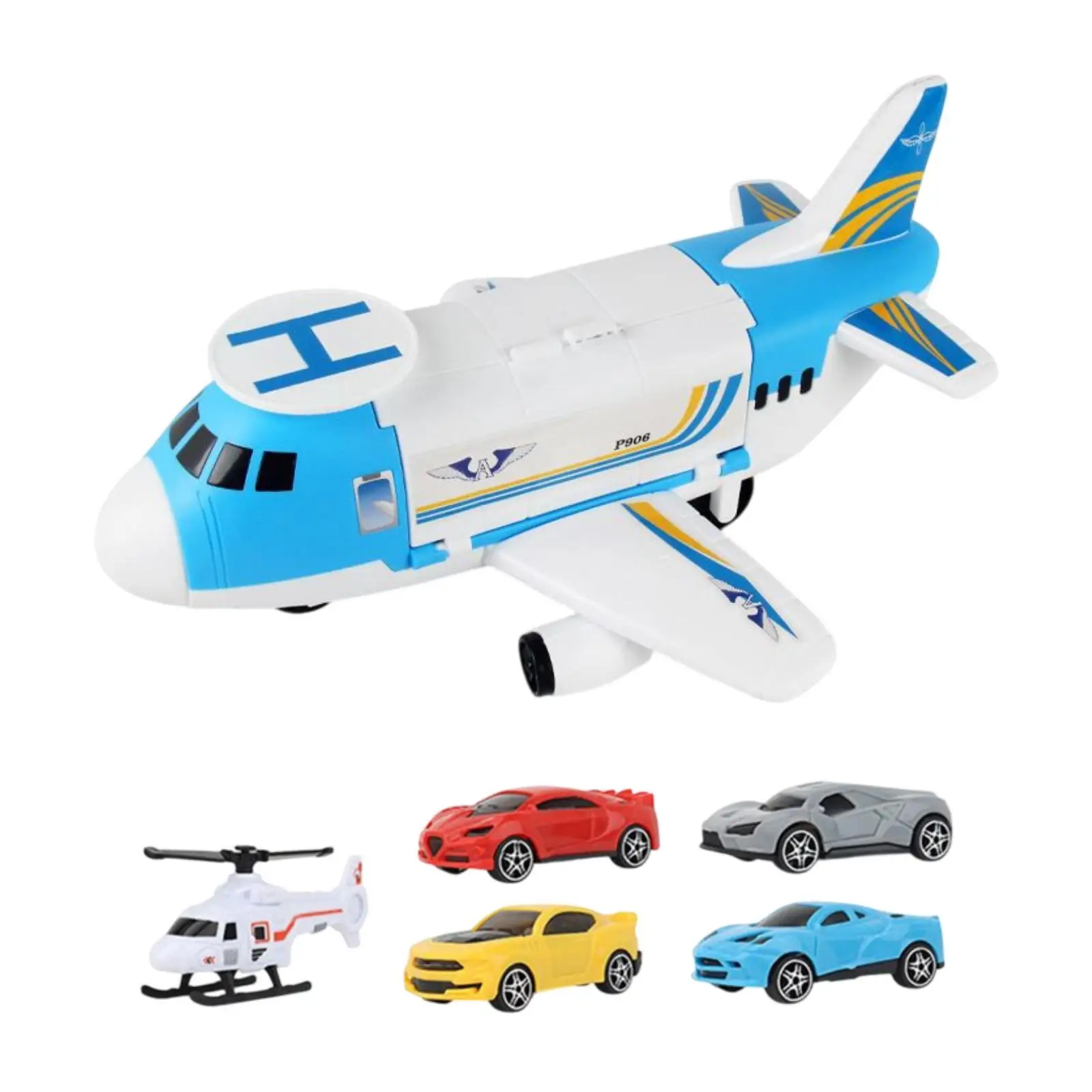 Transport Cargo Airplane Kid Storage Transport Vliegtuig Simulatie Verbeter de motoriek Vliegtuigspeelgoedset voor peuters Kinderen