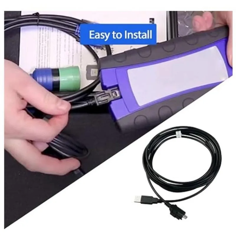NCSMT Real Time Fault Code Reader Cable for Nexiq USB Link 2 3 Automotive Engines Heavy Machinery Truck Diagnostic Tool