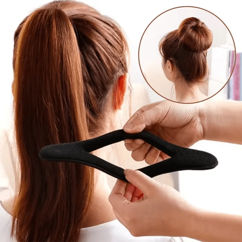 7-Piece Hair Styling Kit: Hair Ties, Hair Weaving Tools, Hair Pullers, Versatile Styling Tools for Lazy Days, Curling Iron Set,