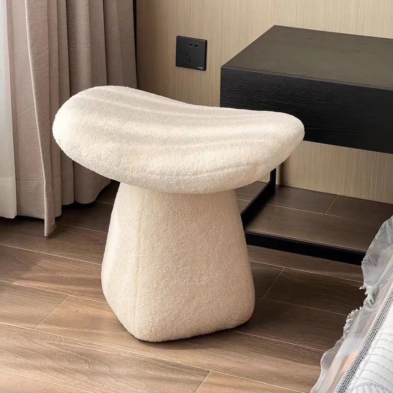 

Living Room Sofa Stool Creative Dressing Stool Porch Shoe Changing Stool Modern Footstool Mobile Leisure Chair Nordic Furniture