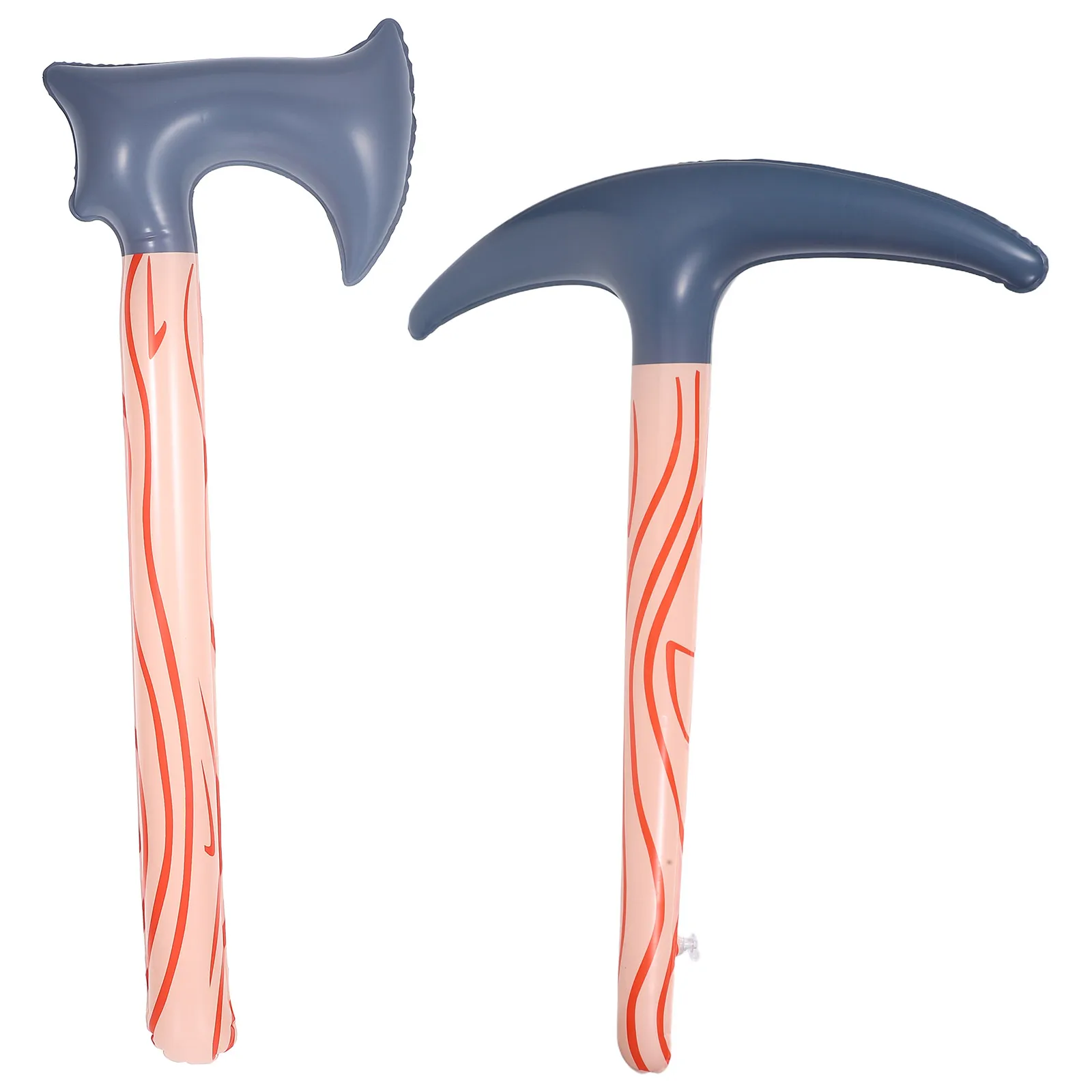 

2pcs Axe Pickaxe Party Games Pool Large Hard Tool Accessories Pvc Cosplay Props Lightweight Fun Decorative