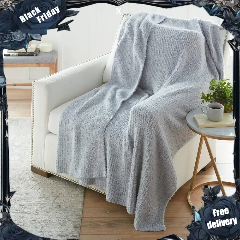 Premier Ribbed Cozy Knit Throw Blanket 60