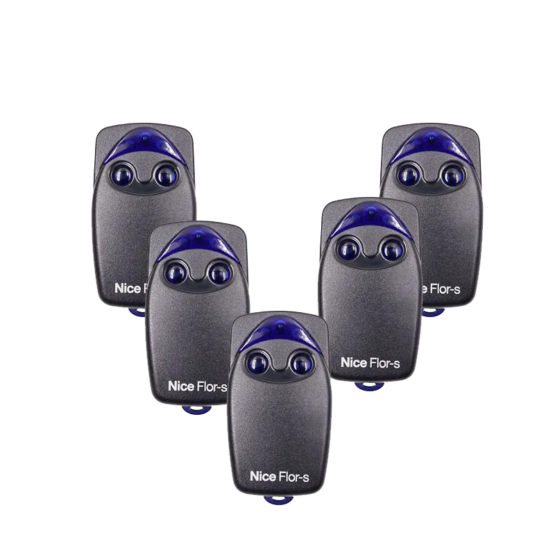 Wholesale 5 pcs Nice Remote Control Transmitter Replace Original Flor Flor-S Flo2R Inti 433.92Mhz Gate Garage Remote Control