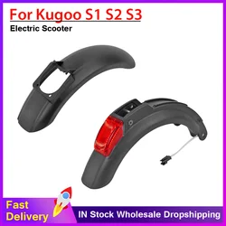 Rear Mudguard Tire Tyre Splash with Rear Lamp Light Electric Scooter Accessorie for Kugoo S1 S2 S3 Skateboard Wheel Front Fender