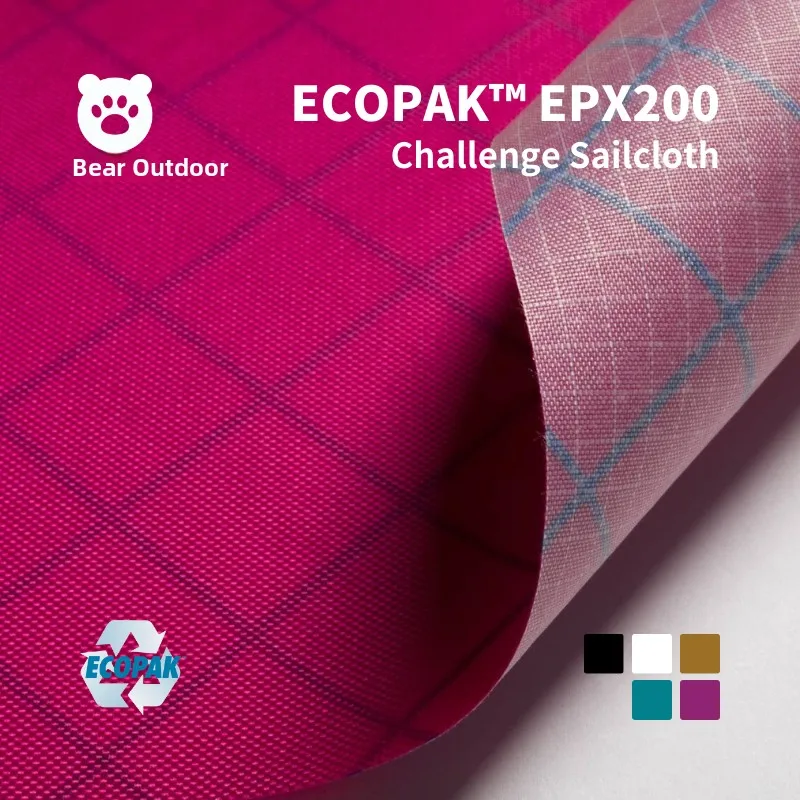 

Waterproof Wear-resistant Nylon Fabric Ecopak Epx200 for Backpack Equipment Challenge Brand from Other Overseas Regions