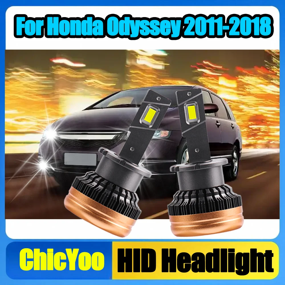 

2 шт. 30000LM HID ксеноновые фары 120 Вт D2S HID автомобильные фары 12 В 24 В 6000 К супер яркий белый для Honda Odyssey 2011-2018