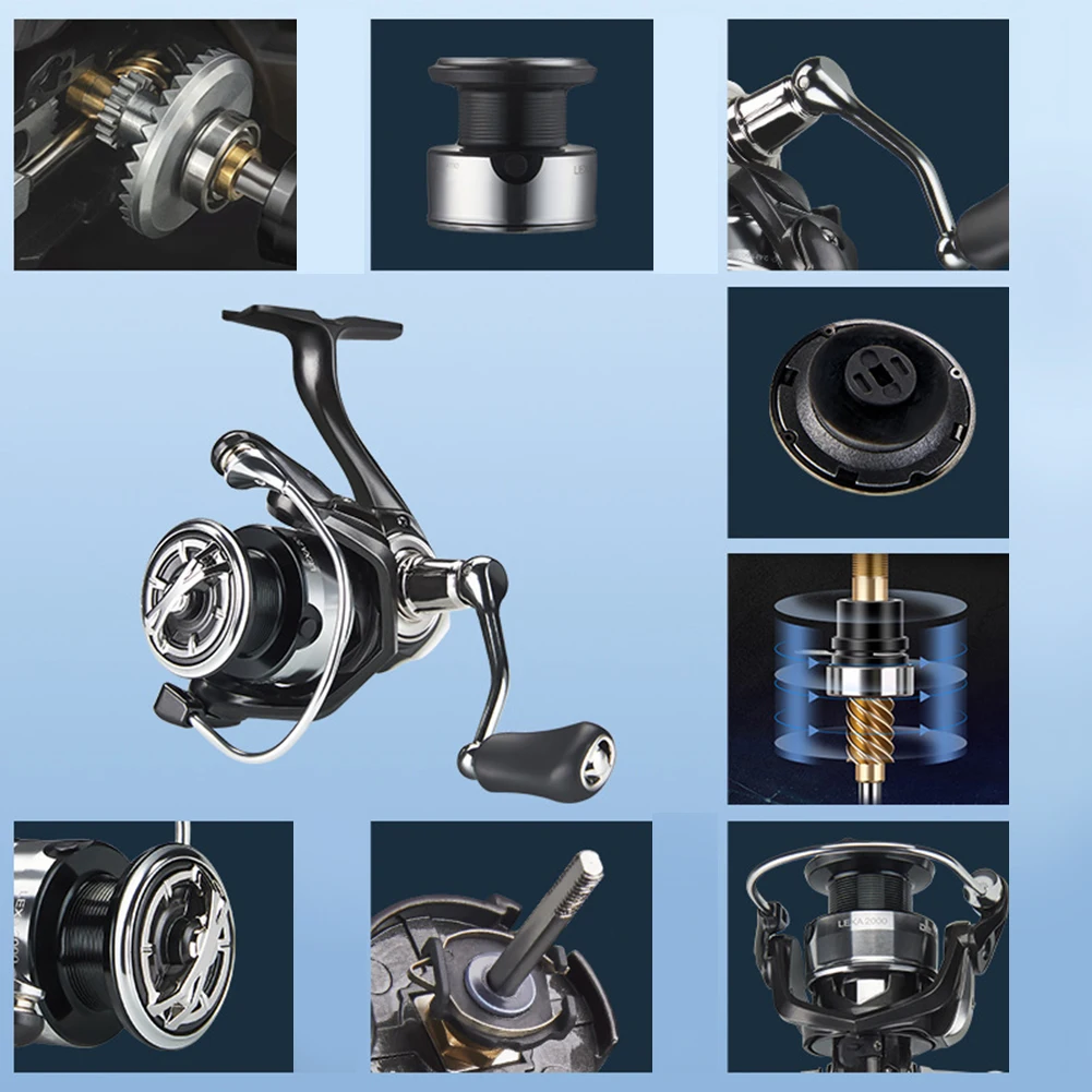 

1pc Fishing Reel Metal Luya Reel Fishing Reel Fishing Line Reel Sea Rod Reel 5.2:1 3+1BB 6KG Stainless Steel Fishing Equipment