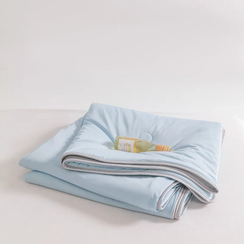 Cooling Comforter Queen Size Soft Blanket for Hot Sleepers Lightweight & Ultra-soft Reversible & Breathable, Machine Washable