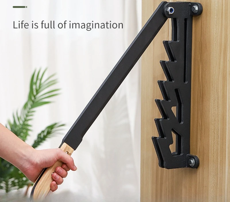 Wall Mounted Manual Kindling Splitter Firewood Separator Wall Installed Log Splitter Indoor Outdoor Home Garden Backyard Tool