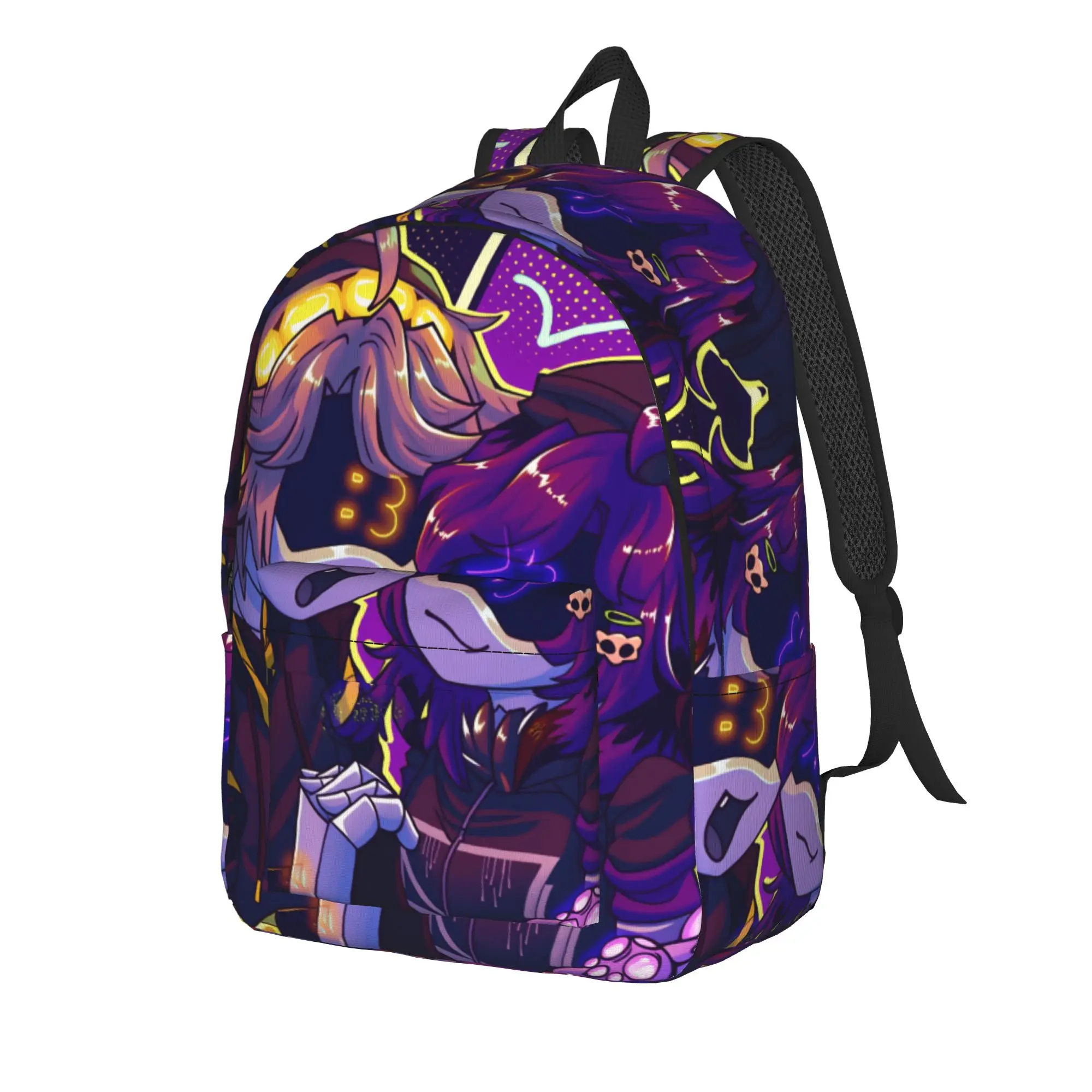N & Uzi Backpack Murder Drones University Backpacks Unisex Custom Large School Bags Style Rucksack