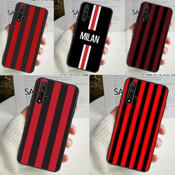 Milan Stylish Stripe Design Case For Huawei Nova 11i 3i 7i 5T 11 9 10 SE Y60 Y61 Y70 Y90 Y91 P20 P40 Lite P30 Pro Cover