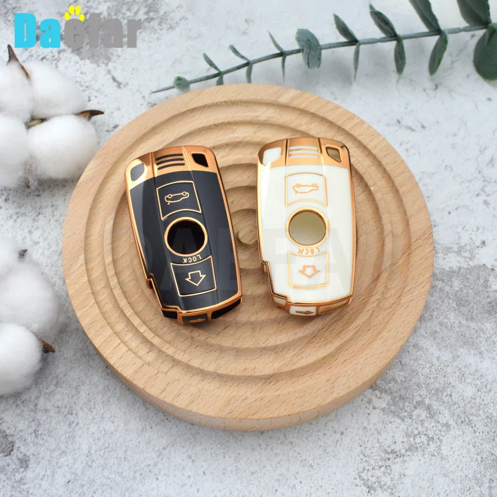 Per BMW E60 E61 E70 E81 E87 E90 E91 E92 X1 X5 X3 1 3 5 6 serie Z4 TPU Car Smart Key Case Cover Fob Protector Shell accessori