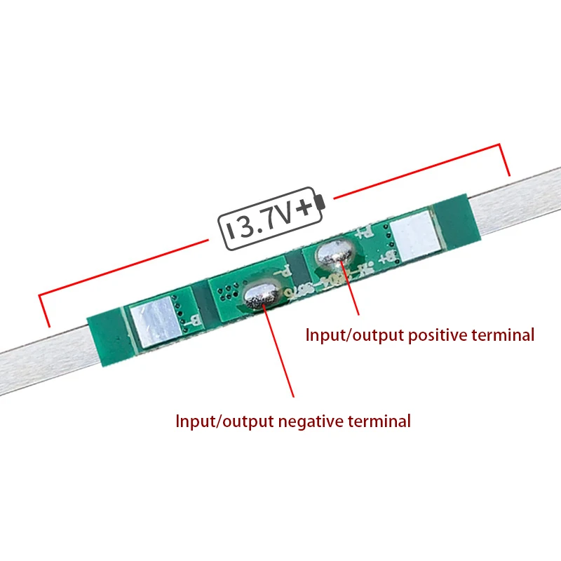 Jh-8675 Cylindrical Battery 3.7V Protection Plate Add Nickel With Add Tin Current 2-3A Circuit Board Battery Accessories Circuit