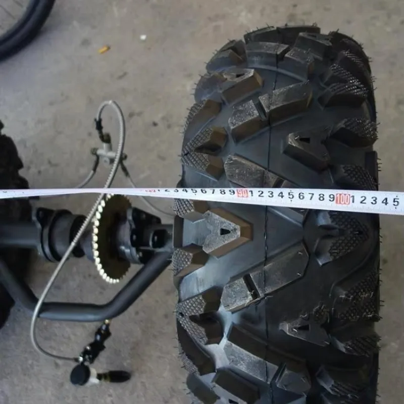 

DIY Four Wheel GO KART KARTING ATV UTV Buggy Transmission Rear Axle Differential With 12" Wheel Rim