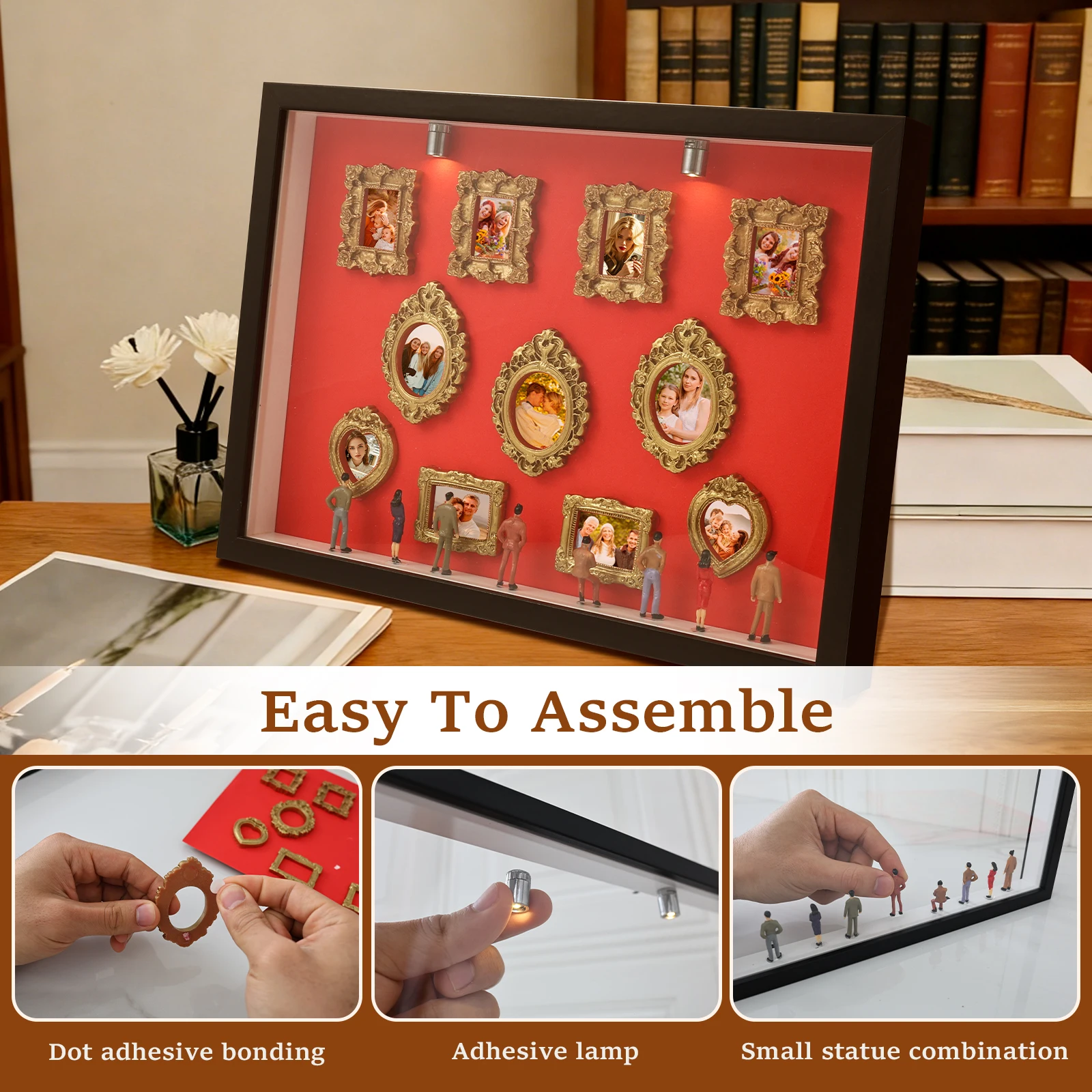 กรอบรูปมินิมิวเซียม DIY ของเรา - Bamboo Photo Frame บทวิจารณ์และราคา