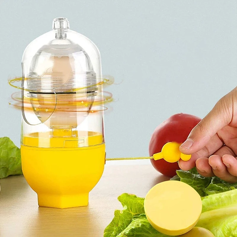 Eggs Mixing Maker Manual Blender Egg Stirring Golden Eggs Puller Utensils Shaker Multi-Cutter Household Slicer