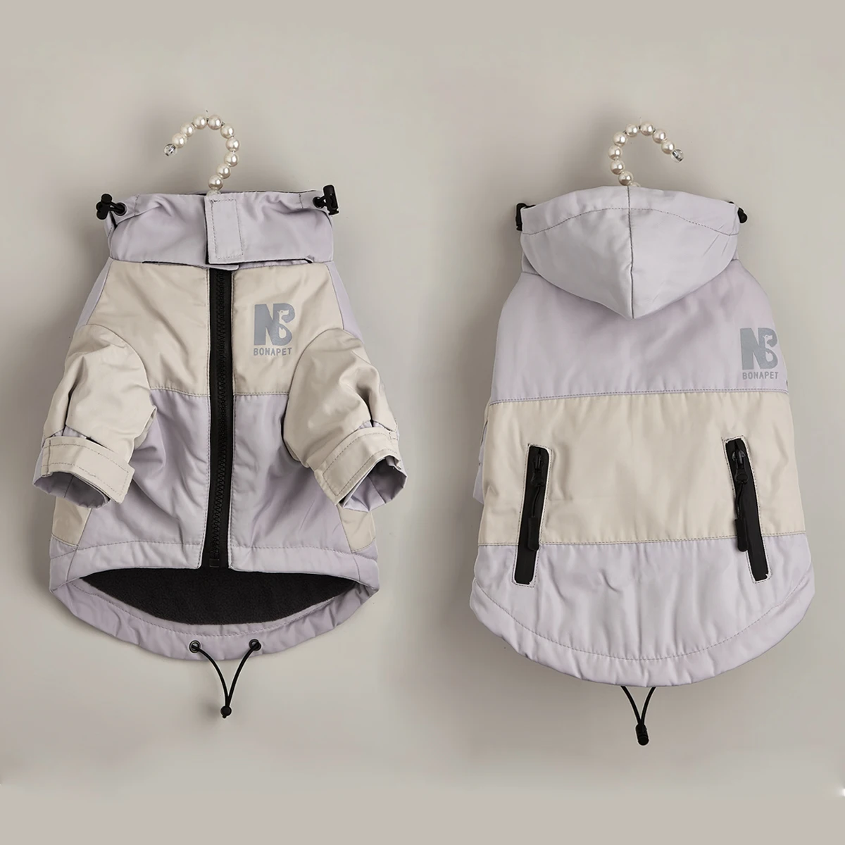 Fashion Winter Dog Jacket Waterproof Pet Raincoat Thick Fleece Warm Large Dogs Clothes Windproof Coat French Bulldog Chihuahua