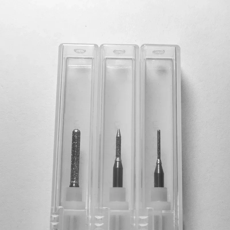 Roland Dental Emax Milling Burs For Dental Lithium Disilicate Grinding Carborundum coating 0.6/1.0/2.5mm Drill L40 Milling Burs