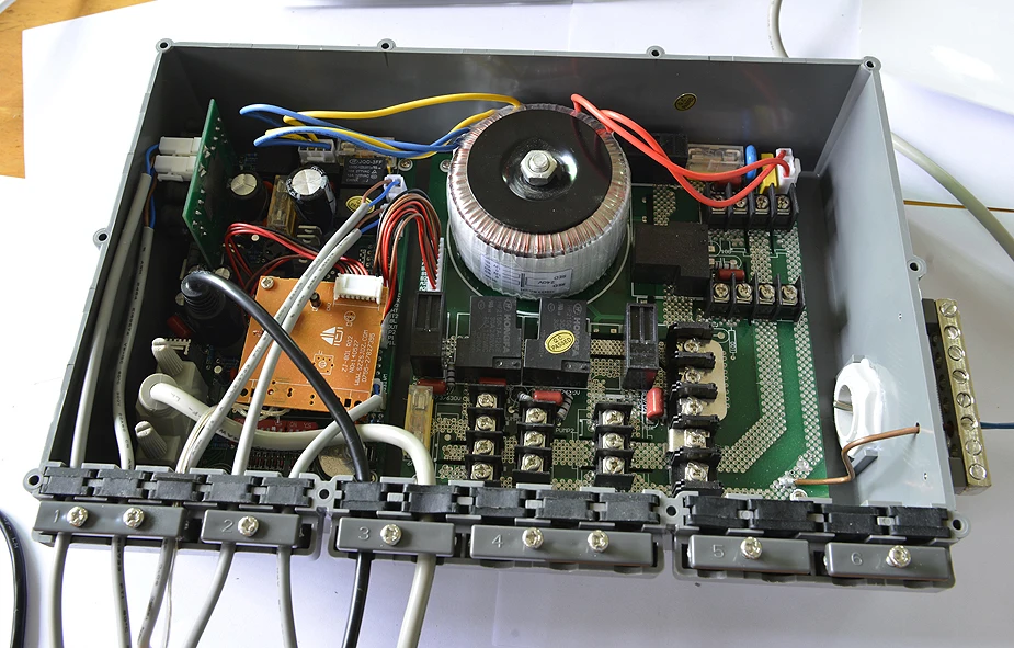 KL8-3A electrical box layout and wiring diagram, high-precision quality control system accessories