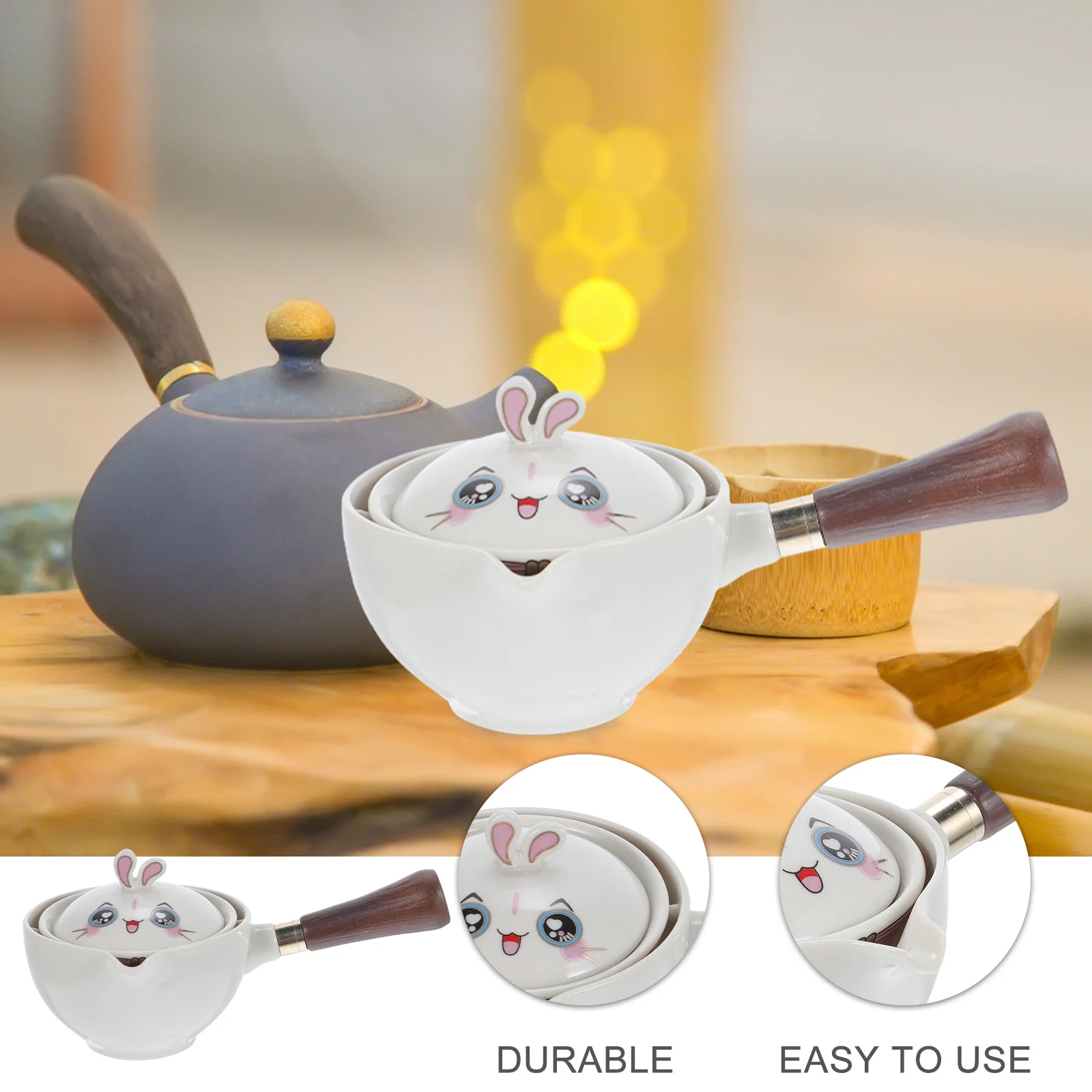 

Tea Pot with Infuser Teapots Novelty Porcelain Strainer Infusers Ceramic Kettle Modern