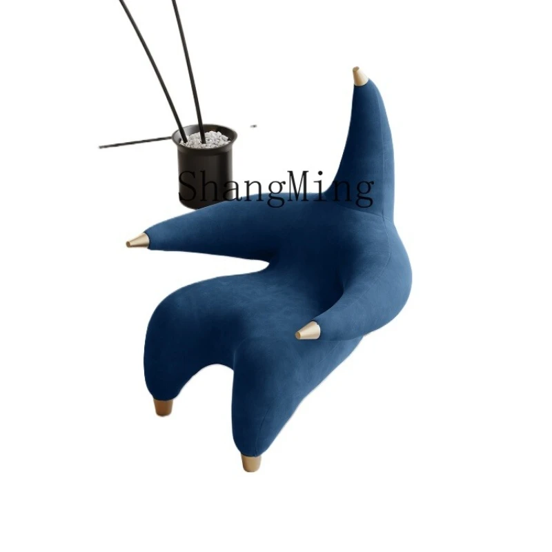 LXY living room home single balcony sofa chair light luxury Internet celebrity special-shaped single chair wind