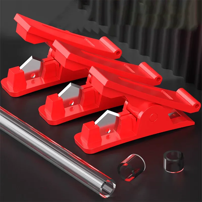 1PCS Red Hose Cutting Tool Nylon PE Plastic Pipe Tube Tubing Scissor PVC PU Rubber Silicone Pneumatic Tool