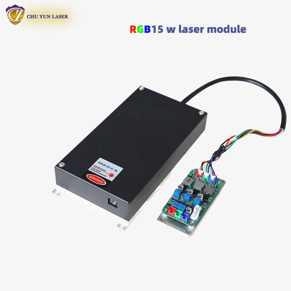 DC24V RGB15W Lasermodul Rot/Blau/Grün TTL oder analoge Laserlichtteile