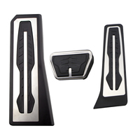 Car Pedal Cover for BMW 5 Series F10 F11 523i 528i 530i 535i 550i 2011 - 2017 LHD Non Slip Gas Brake Rest Pedals Pad Accessories