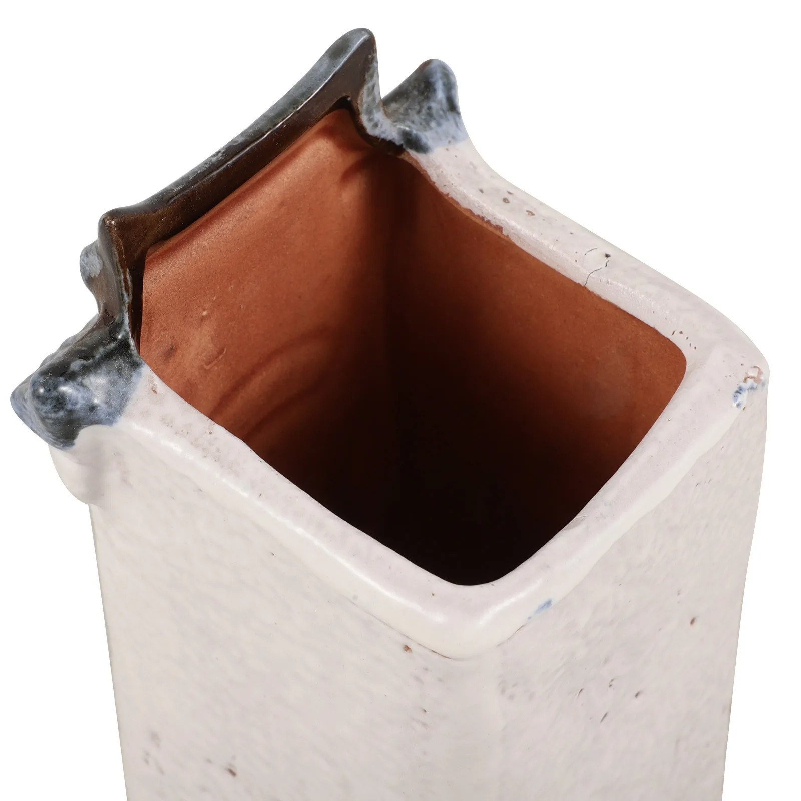 

Ceramic House Shape Vase Elegant Texture Decorative Flower Arrangement Vase for Living Room Bedroom Dining Office