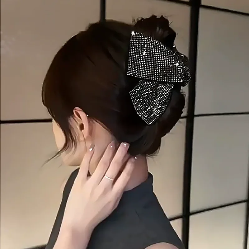 2026 Luxury Shiny New Headwear Fashion Casual Big Hair Clip for Women Ladies Hair Styling tools Headdress Hair Accessories