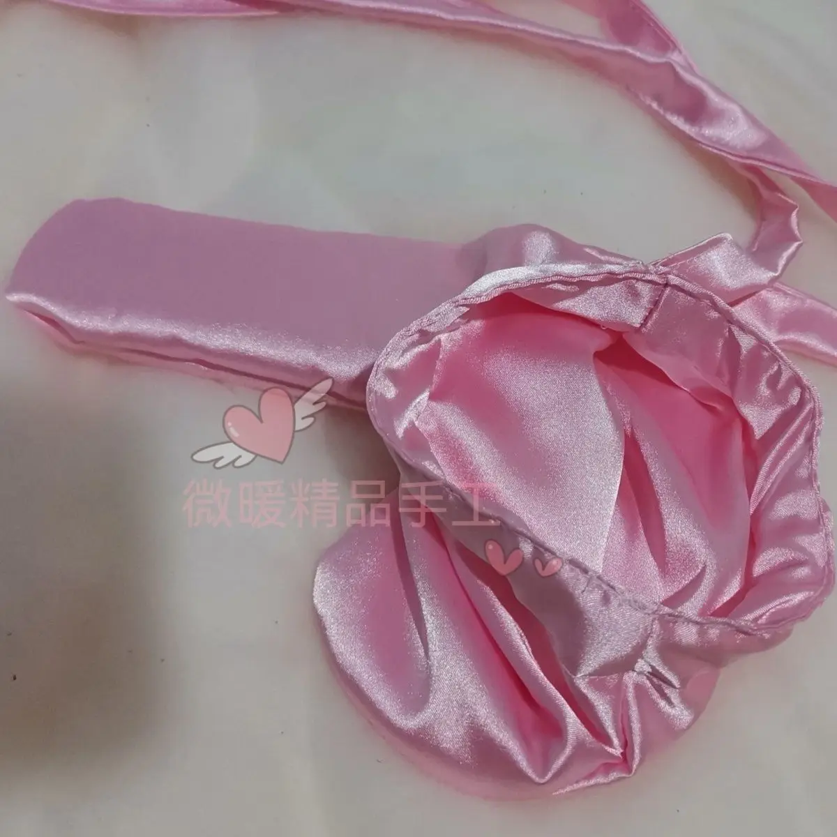 Glossy Ice Silk Satin Men Lingerie Panties Plus Size Underwear Sexy Medium Waist Briefs