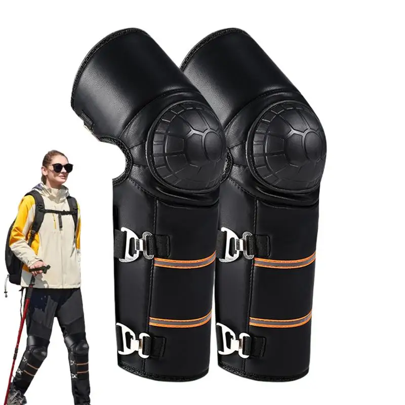 Mountain Bikes Knee Pads Windproof Dirt Bikes Knee Guards Motorcycle Leg Guards Non-slip Winter Knee Pads Motorcycle Warm Leg