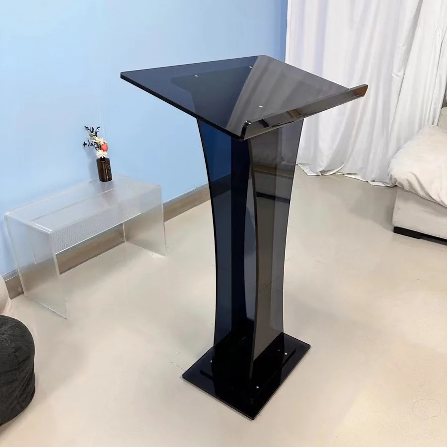 Plexiglass Welcome Desk Transparent Acrylic Lecture Desk Master Desk